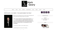 Desktop Screenshot of markgeary.com